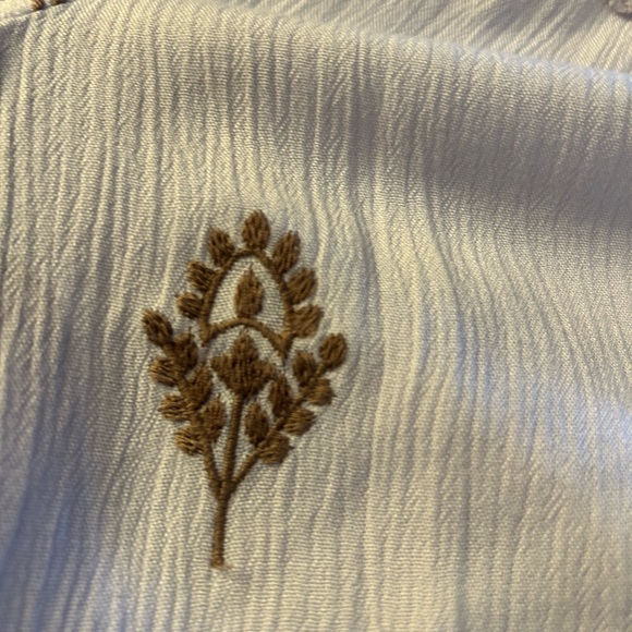 NEW FREE PEOPLE Riley Embroidered Maxi Dress Lavender‎ Purple Boho Peasant XS-M - Picture 16 of 16